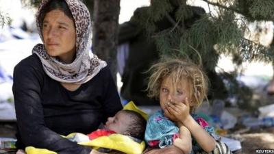 Yazidi refugees