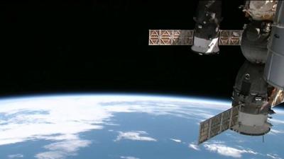image from video taken by High Definition Earth Viewing (HDEV) experiment aboard the ISS