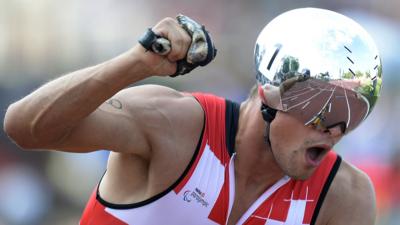 Swiss wheelchair racer Marcel Hug