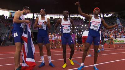 European Championships: Martin Rooney leads 400m relay team to gold