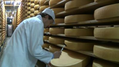 Russia is turning to Switzerland for cheese after sanctions between the EU and Russia