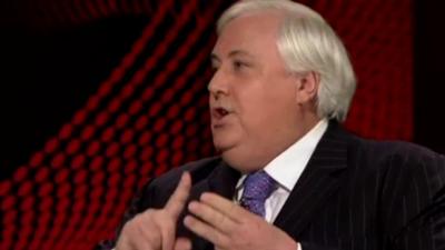 Clive Palmer on AuBC's Q&A
