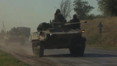 The situation remains tense in eastern Ukraine