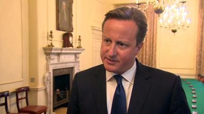 David Cameron condemns killing of US journalist James Foley