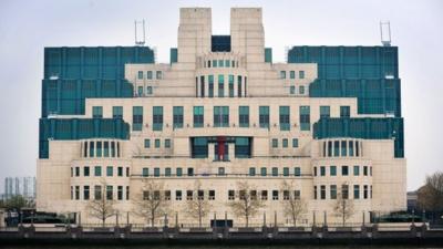 Secret Intelligence Service building in Vauxhall, London