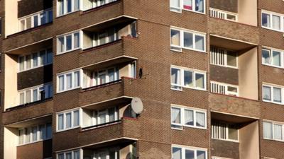 A housing estate in London