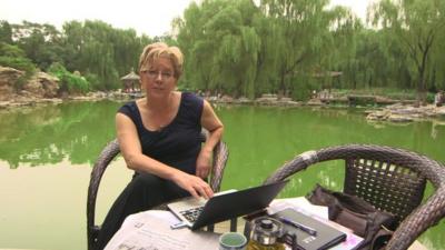 BBC News China Editor Carrie Gracie