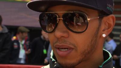 Lewis Hamilton says he 'doesn't know' why Nico Rosberg hit him in Belgium GP