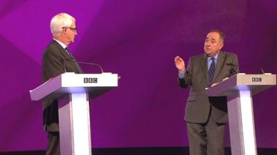 Alistair Darling and Alex Salmond