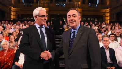 Alistair Darling and Alex Salmond