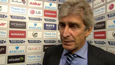 Manchester City manager Manuel Pellegrini