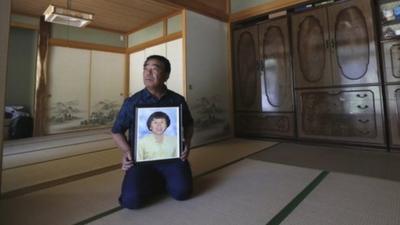 Mikio Watanabe and his wife Hamako were forced to evacuate their home in Kawamata town