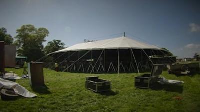 Circus tent