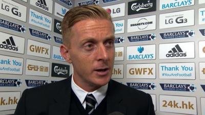 Swansea head coach Gary Monk