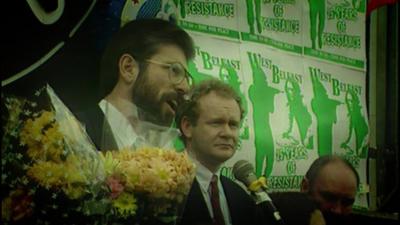 Gerry Adams and Martin McGuiness