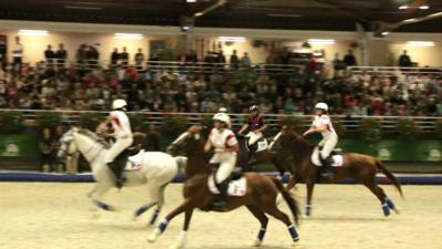 Horseball match in Caen, France