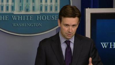 White House spokesman Josh Earnest