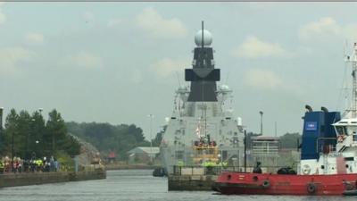 Warship HMS Duncan