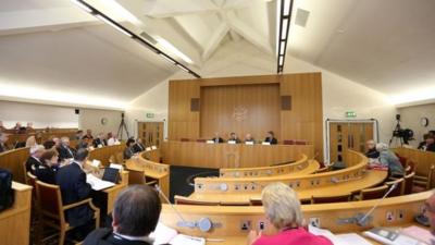 Meeting of Rotherham council's cabinet at Rotherham town hall