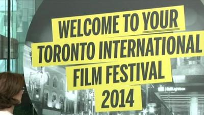 Toronto International Film Festival welcome sign