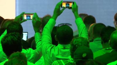 Audience at Ifa show in Berlin