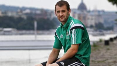 Niall McGinn in Budapest