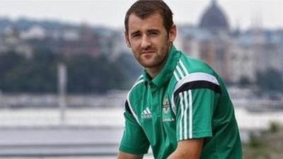 Niall McGinn in Budapest