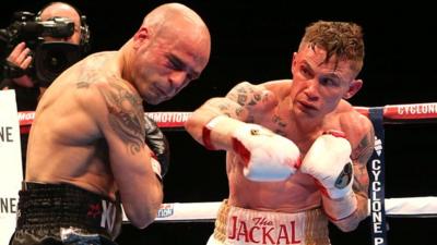 Carl Frampton beat champion Kiko Martinez to win the IBF super-bantamweight title