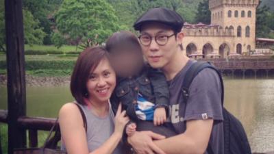 Woon Mei Sing and her husband who was a passenger on MH370