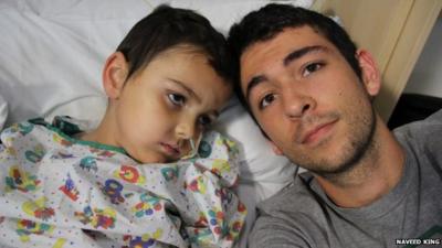 Ashya King with his brother Naveed