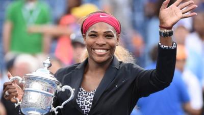 2014 US Open champion Serena Williams