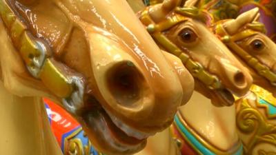 Restored fairground rides