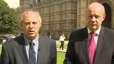 John Mann and Damian Green