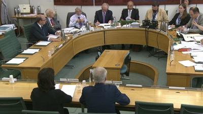 Sitting Home Affairs select committee