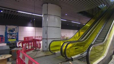 Crossrail escalator