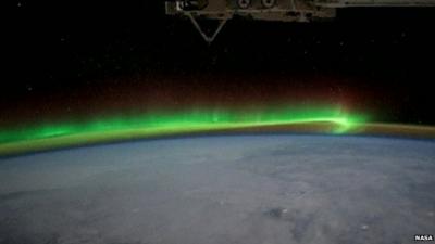 An image of Earth from outer space