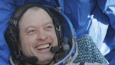 US NASA astronaut Steve Swanson
