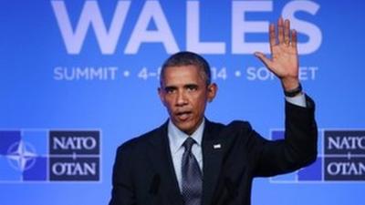 President Obama at Nato summit in Wales