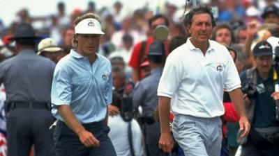 Bernhard Langer and Hale Irwin