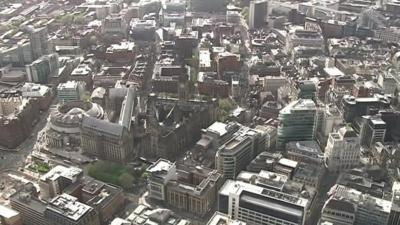 Manchester from the air