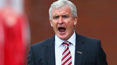 Stoke City manager Mark Hughes