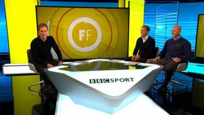 Dan Walker, John Hartson and Phil Neville