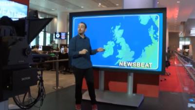 gatecrashed the BBC Weather centr