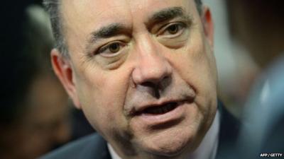 Scotland's First Minister Alex Salmond