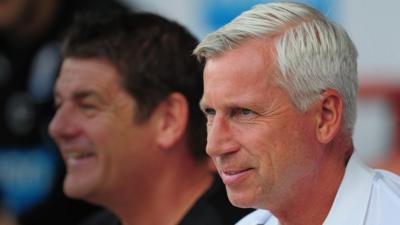 Newcastle manager Alan Pardew defends John Carver outburst