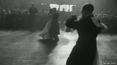 Ballroom dancing - from British Pathe footage