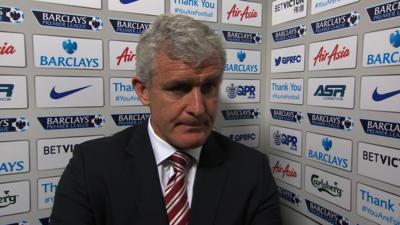 Stoke City manager Mark Hughes