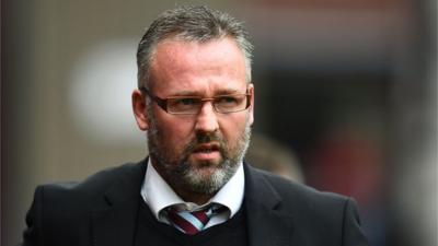 Aston Villa manager Paul Lambert