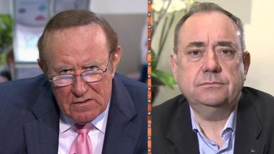 Andrew Neil and Alex Salmond