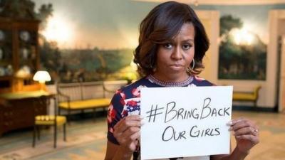 Michelle Obama BringBackOurGirls